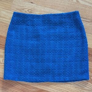 H&M Vibrant Blue Mini Skirt